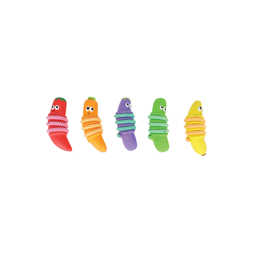 Squeaky Dog Toy Carrot Orange