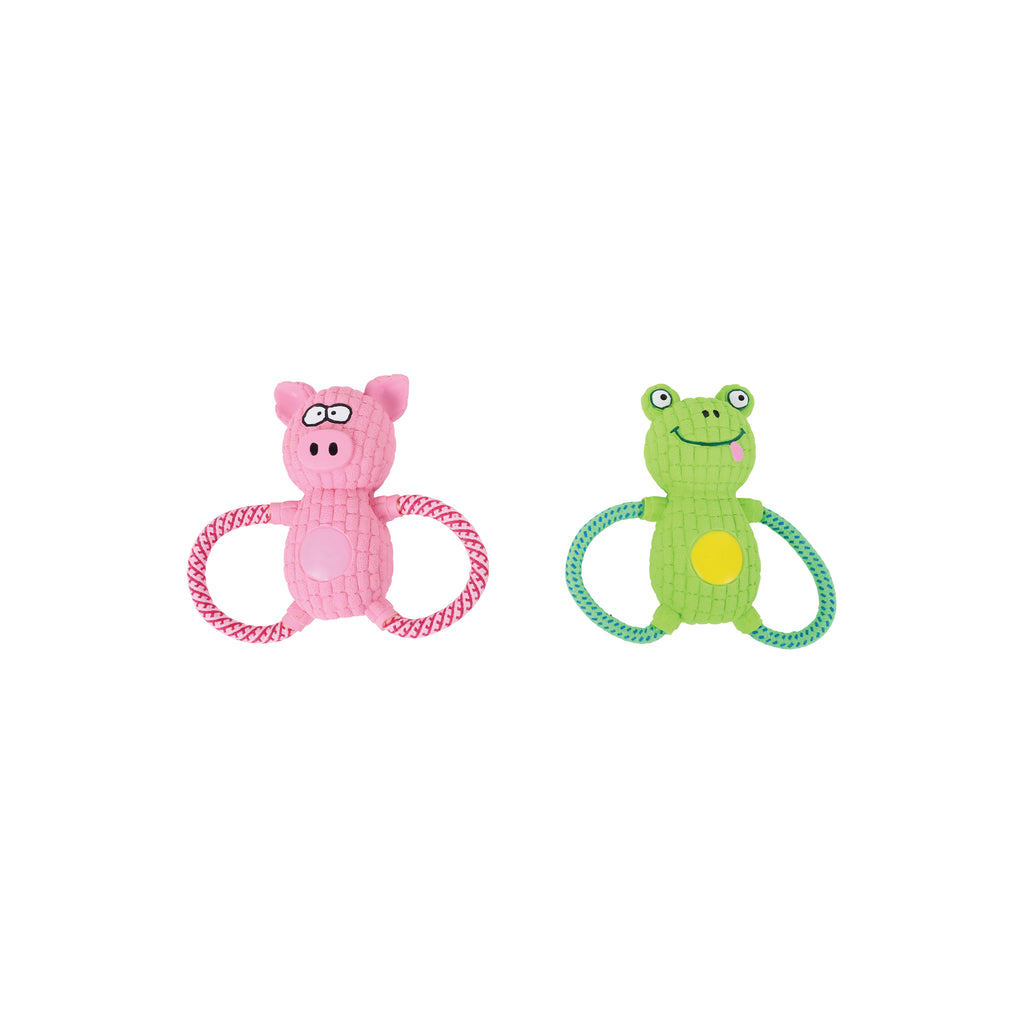 Squeaky Dog Toy Froggy Green