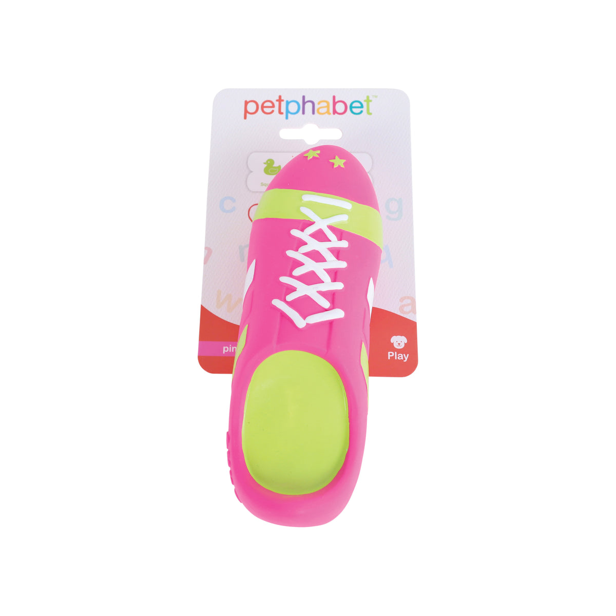 Squeaky Dog Toy Kickster Pink