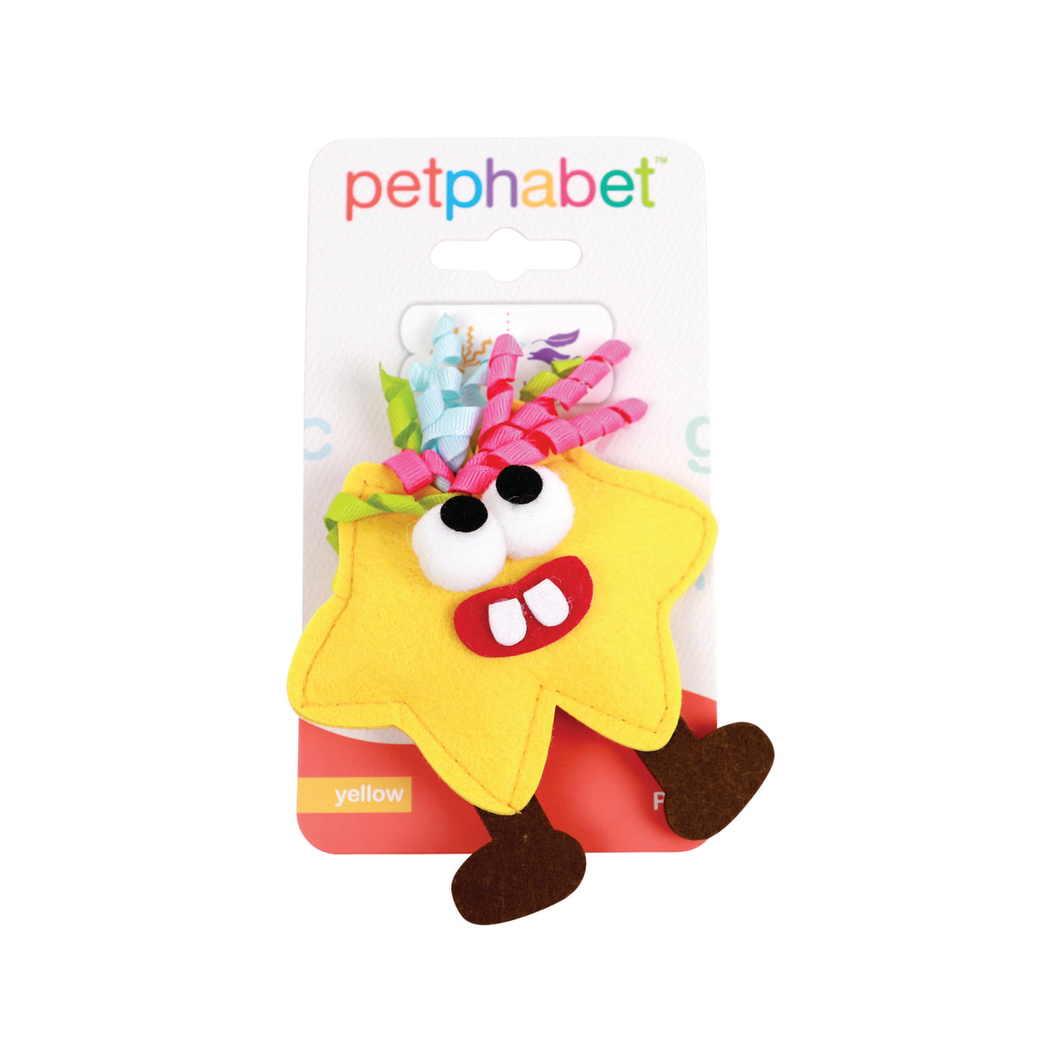 Cat Play Toy Star Yellow