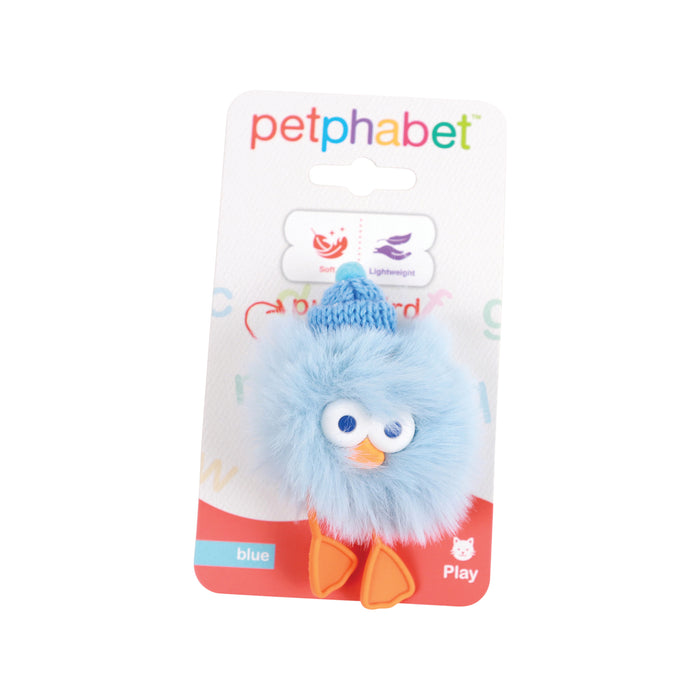 Cat Play Toy Puff bird Blue