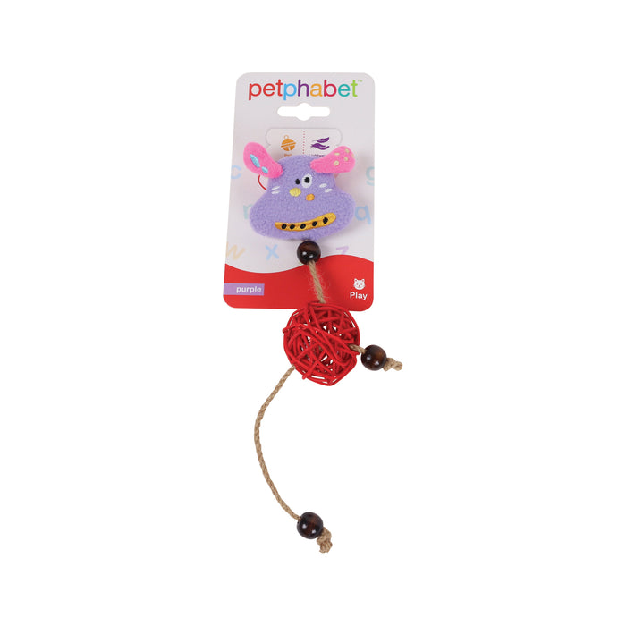 Cat Play Toy Wacky Monster Purple