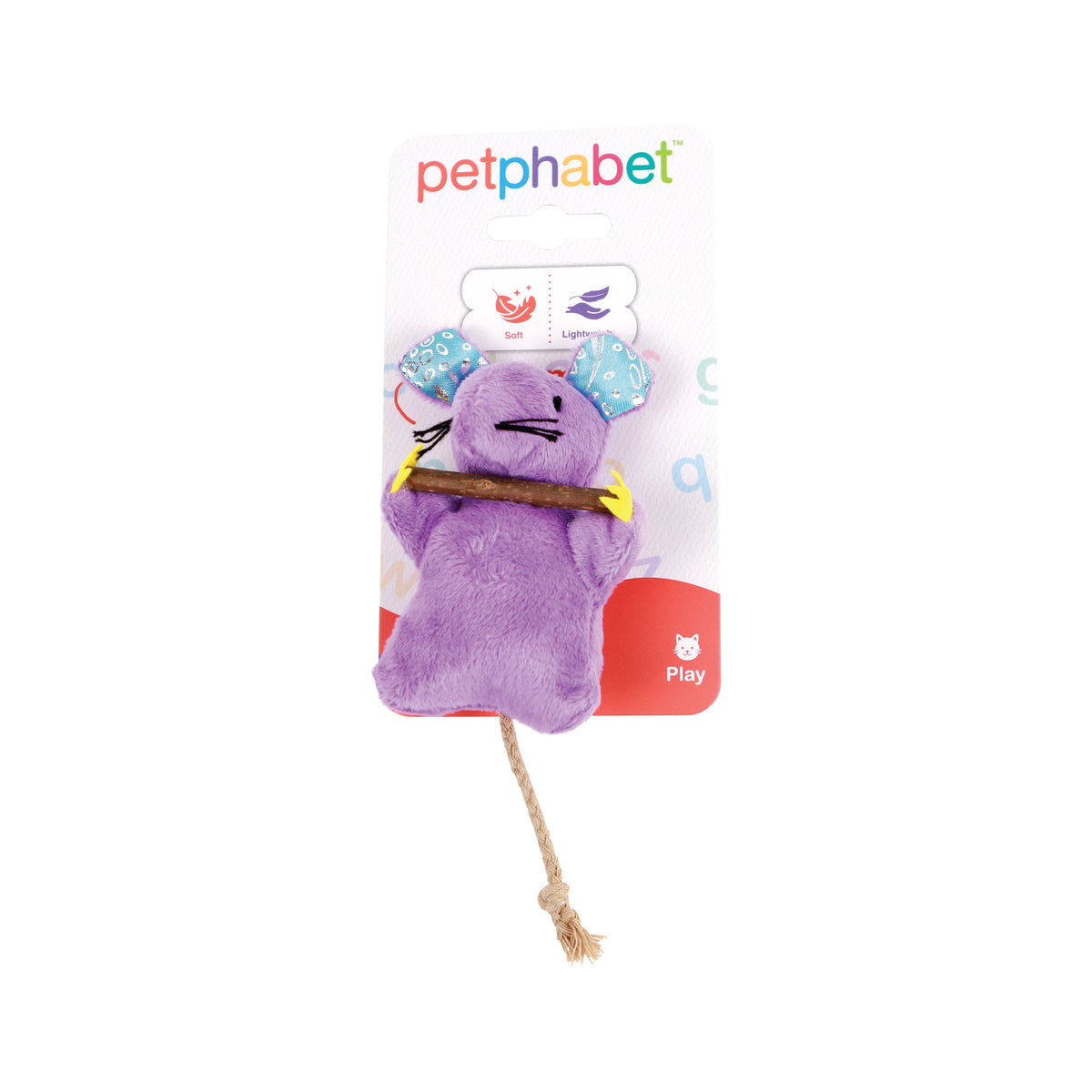 Cat Play Toy Forest mouse Purple