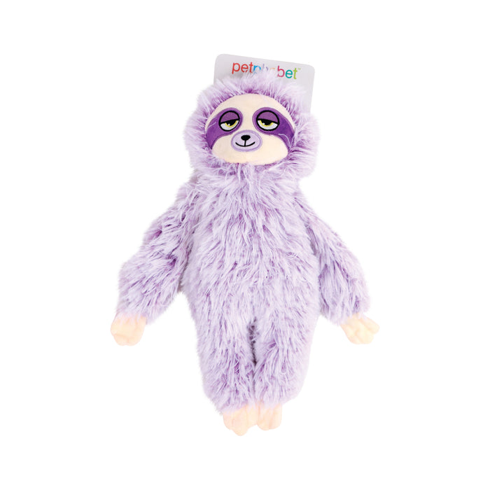 Squeaky Dog Toy Sloth Purple