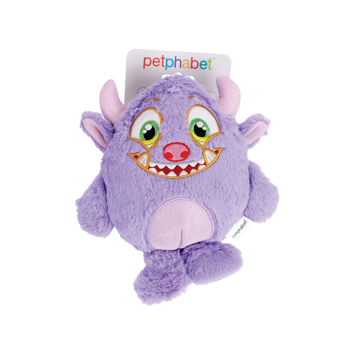 Squeaky Dog Toy Muff Purple