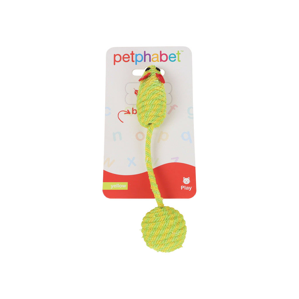 Cat Play Toy Bonbon Yellow