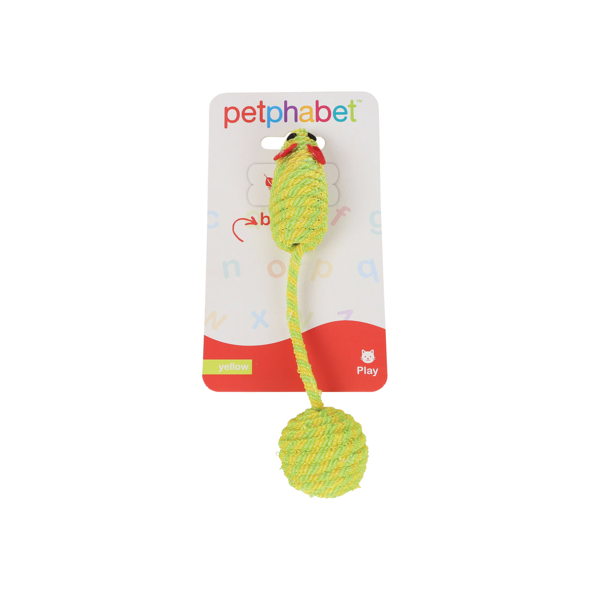 Cat Play Toy Bonbon Yellow