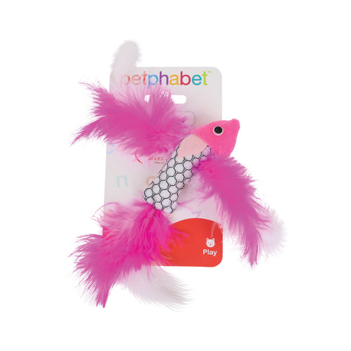 Cat Play Toy Fish Pink