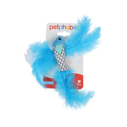 Cat Play Toy Fish Blue