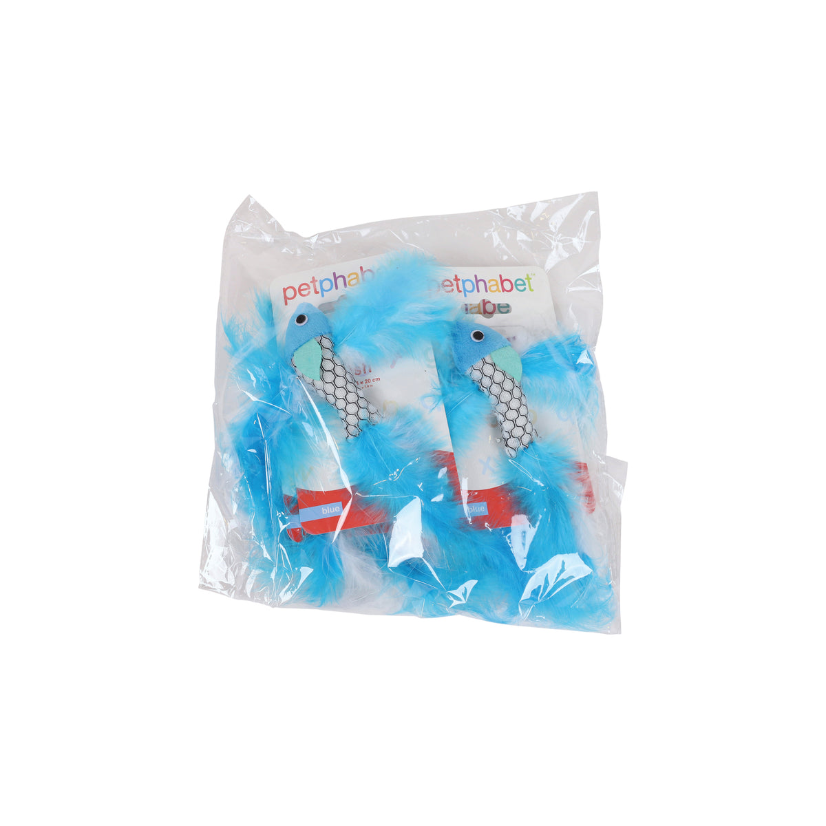 Cat Play Toy Fish Blue