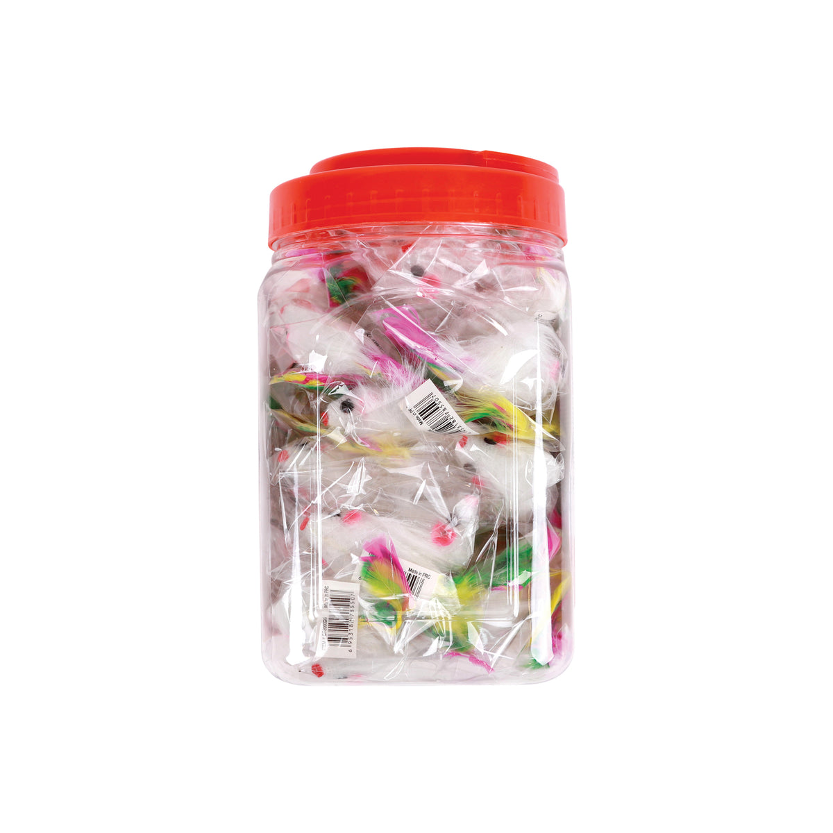 Cat Teaser Toys White Mice 42 Pcs