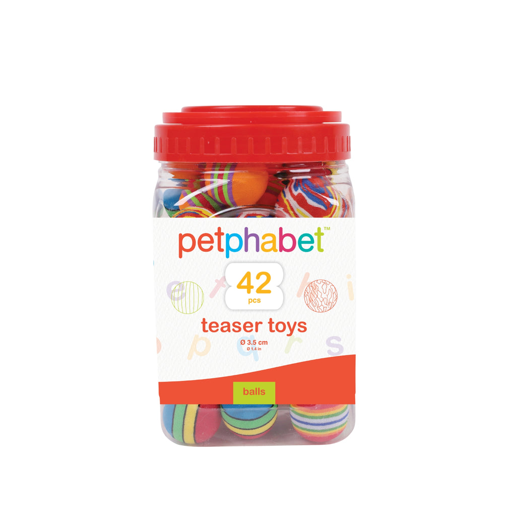 Cat Teaser toys Balls 42 pcs