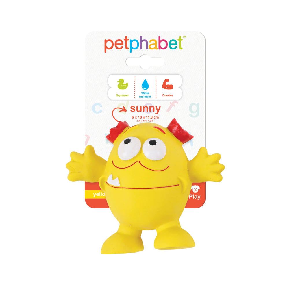 Squeaky Dog Toy Sunny Yellow