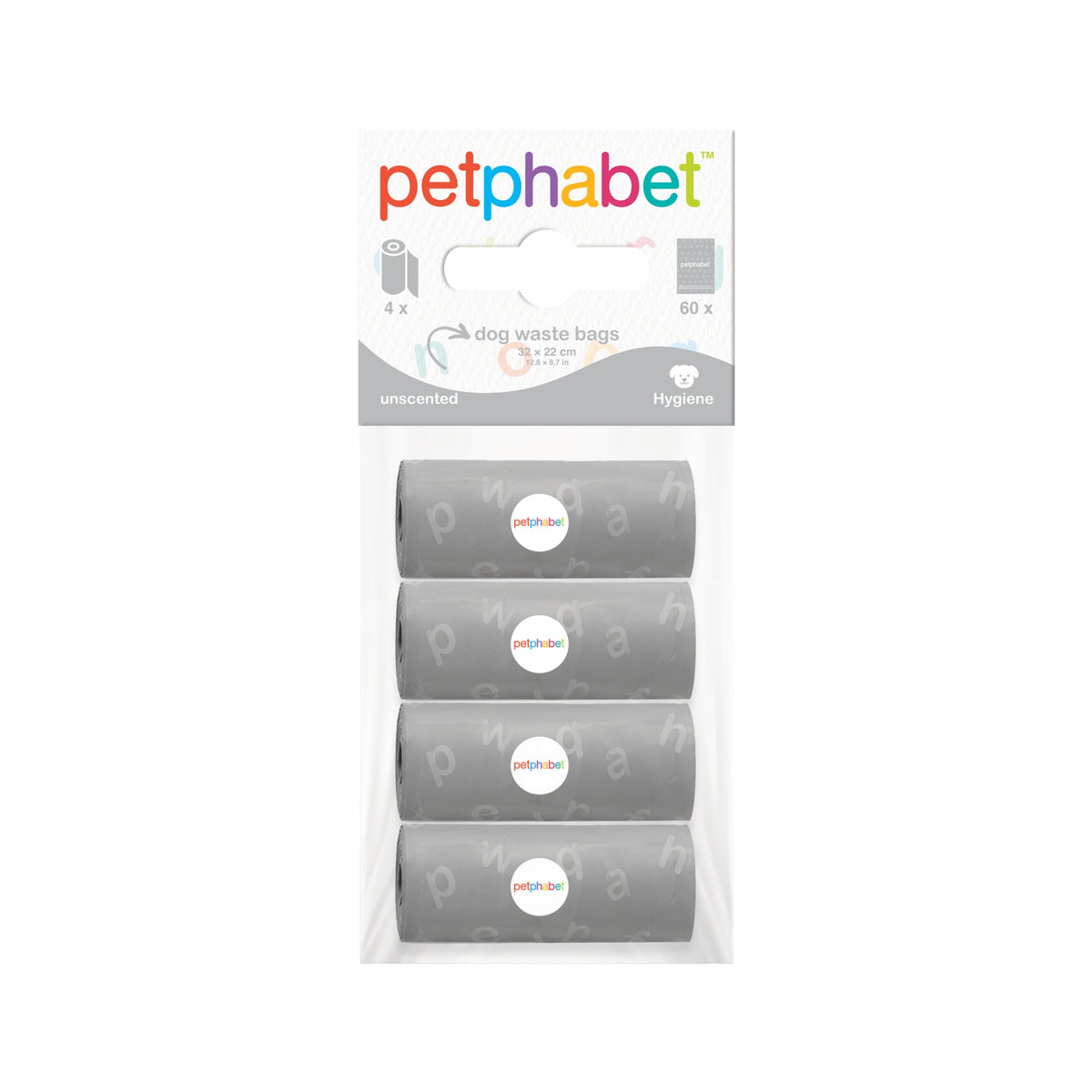 Waste bags 22x32cm 4 rolls (60pcs)  NO scent